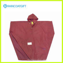 Poncho de chuva de PVC com capuz impermeável (RVC-001A)